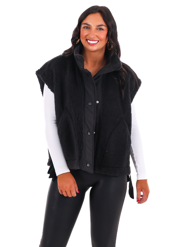 Comfort Zone Oversized Sherpa Vest Doorbuster