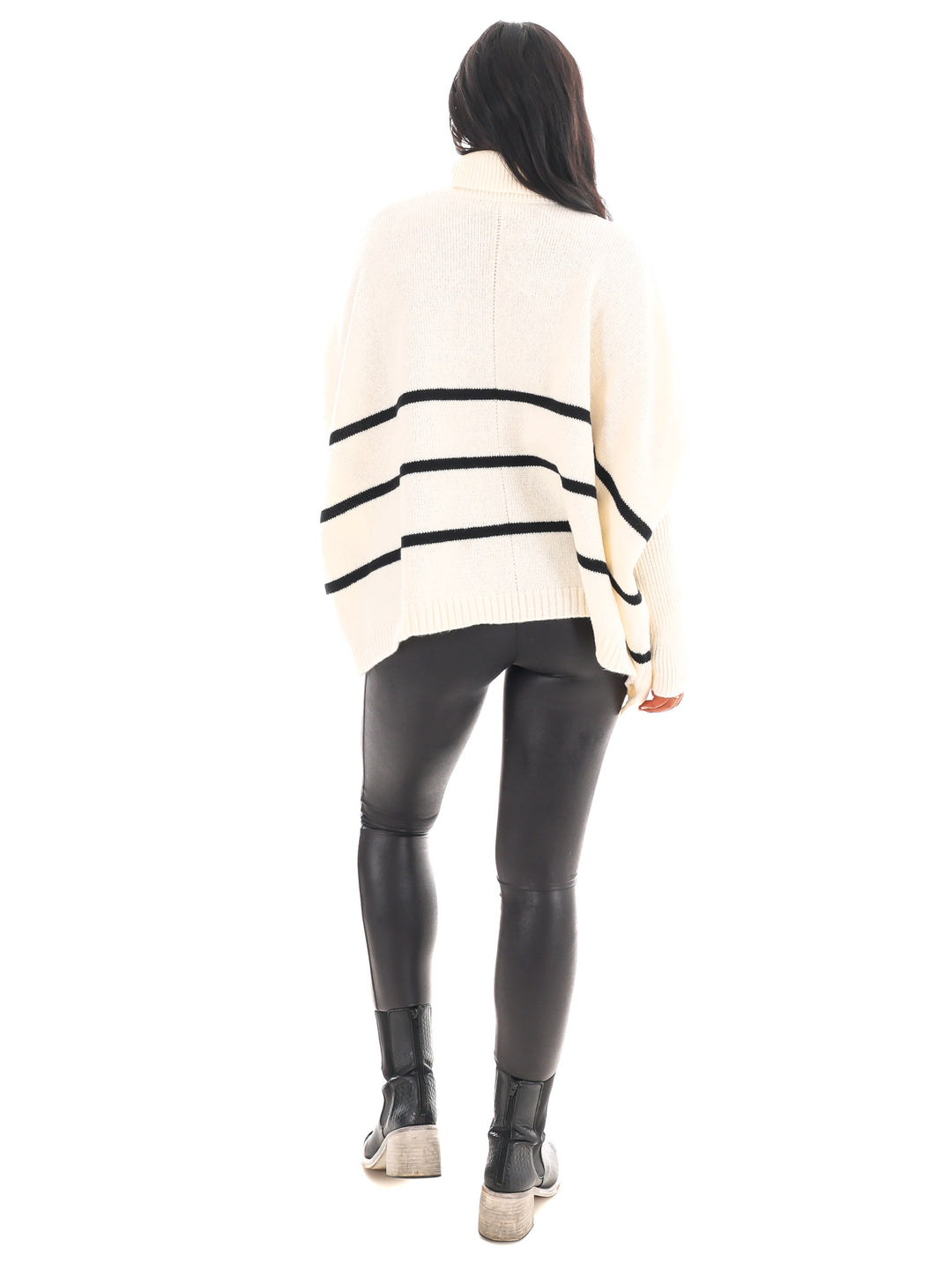 Easy Days Stripe Turtleneck Sweater Doorbuster