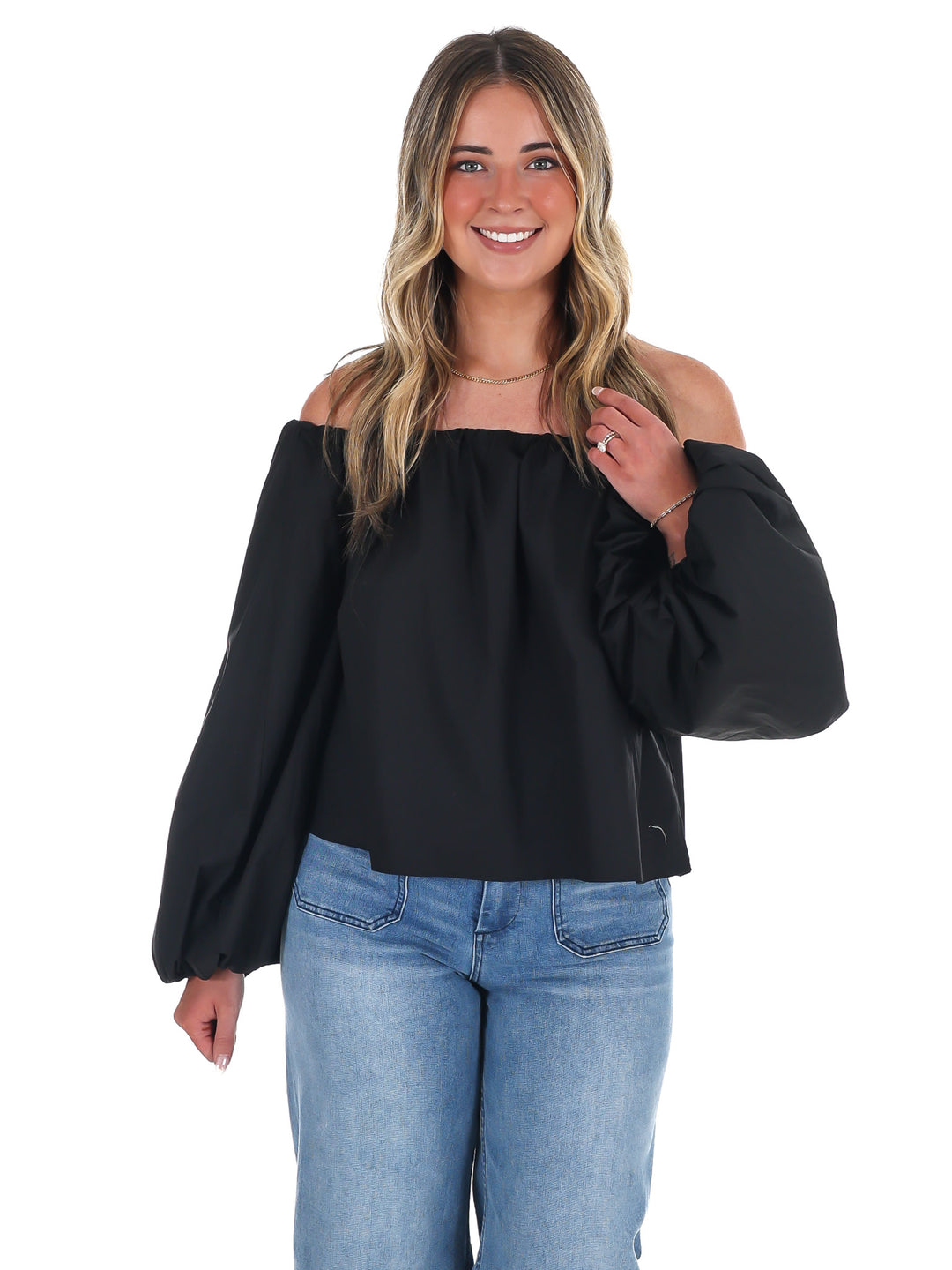 Cascade Off Shoulder Top