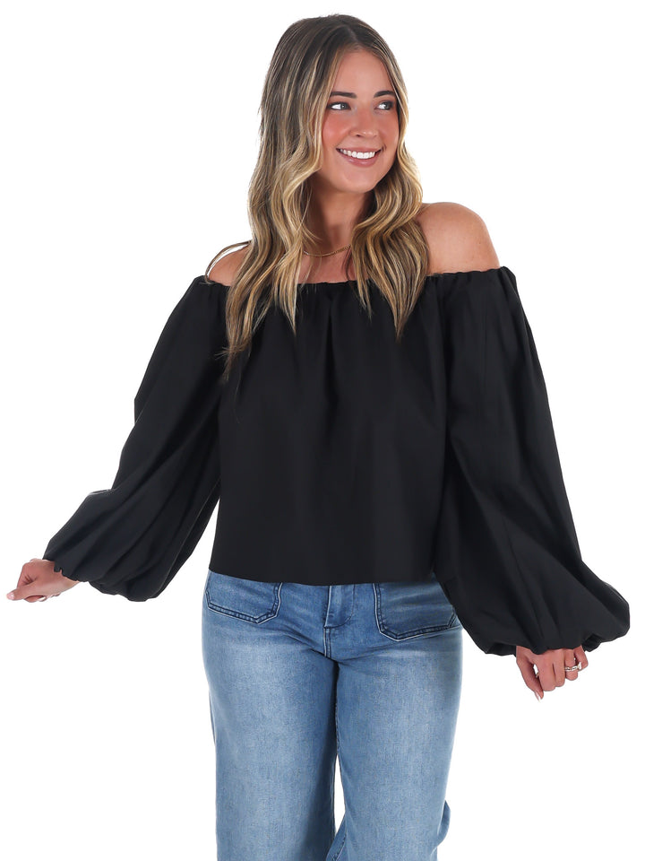 Cascade Off Shoulder Top