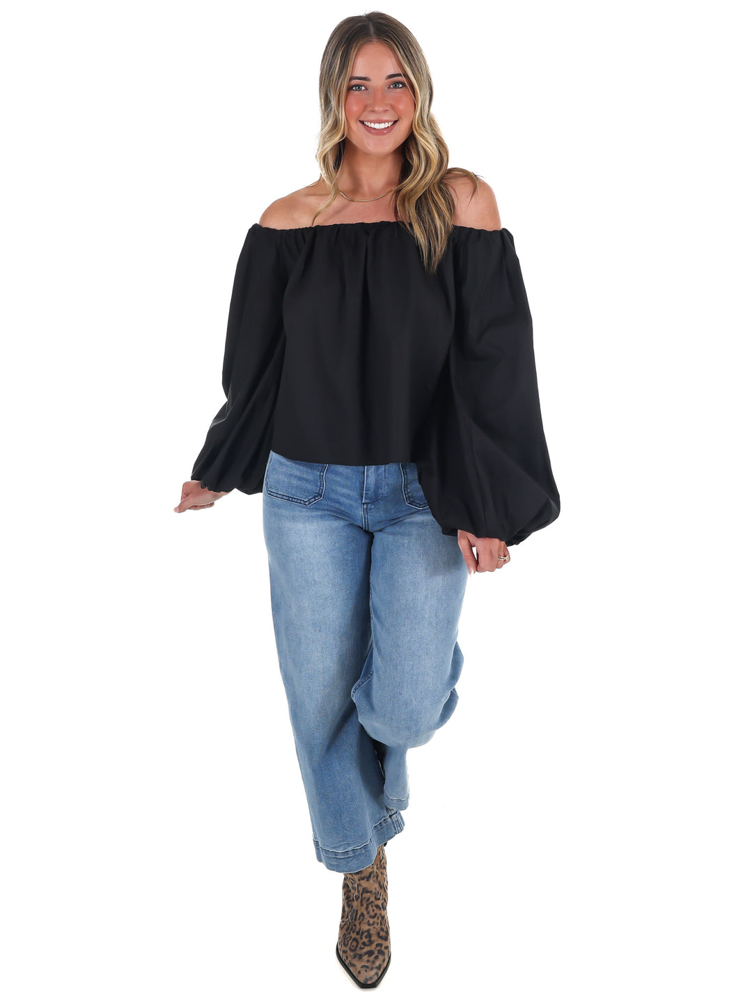 Cascade Off Shoulder Top