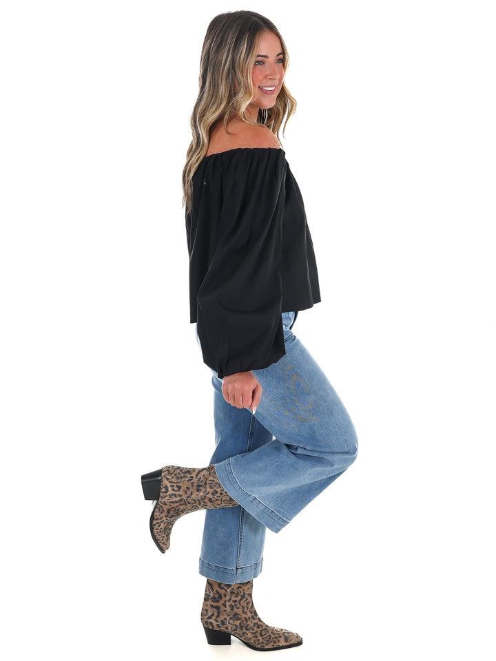 Cascade Off Shoulder Top