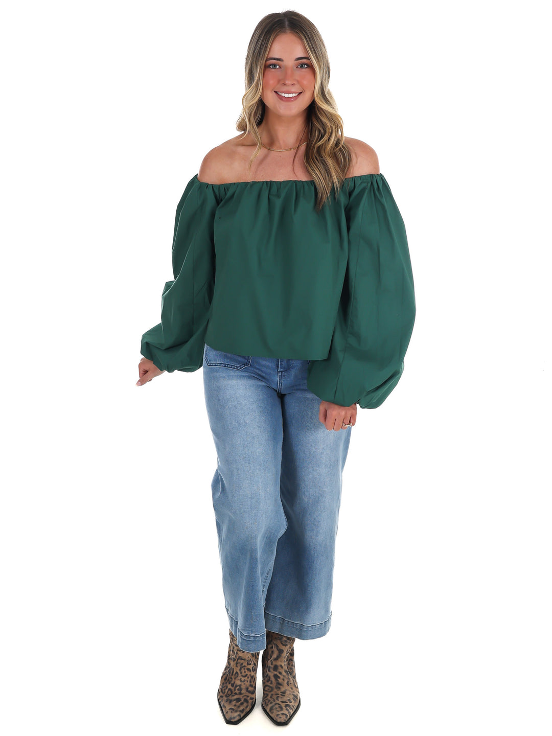 Cascade Off Shoulder Top