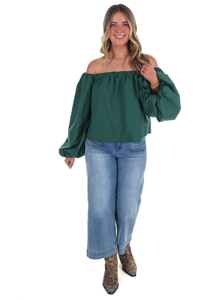 Cascade Off Shoulder Top