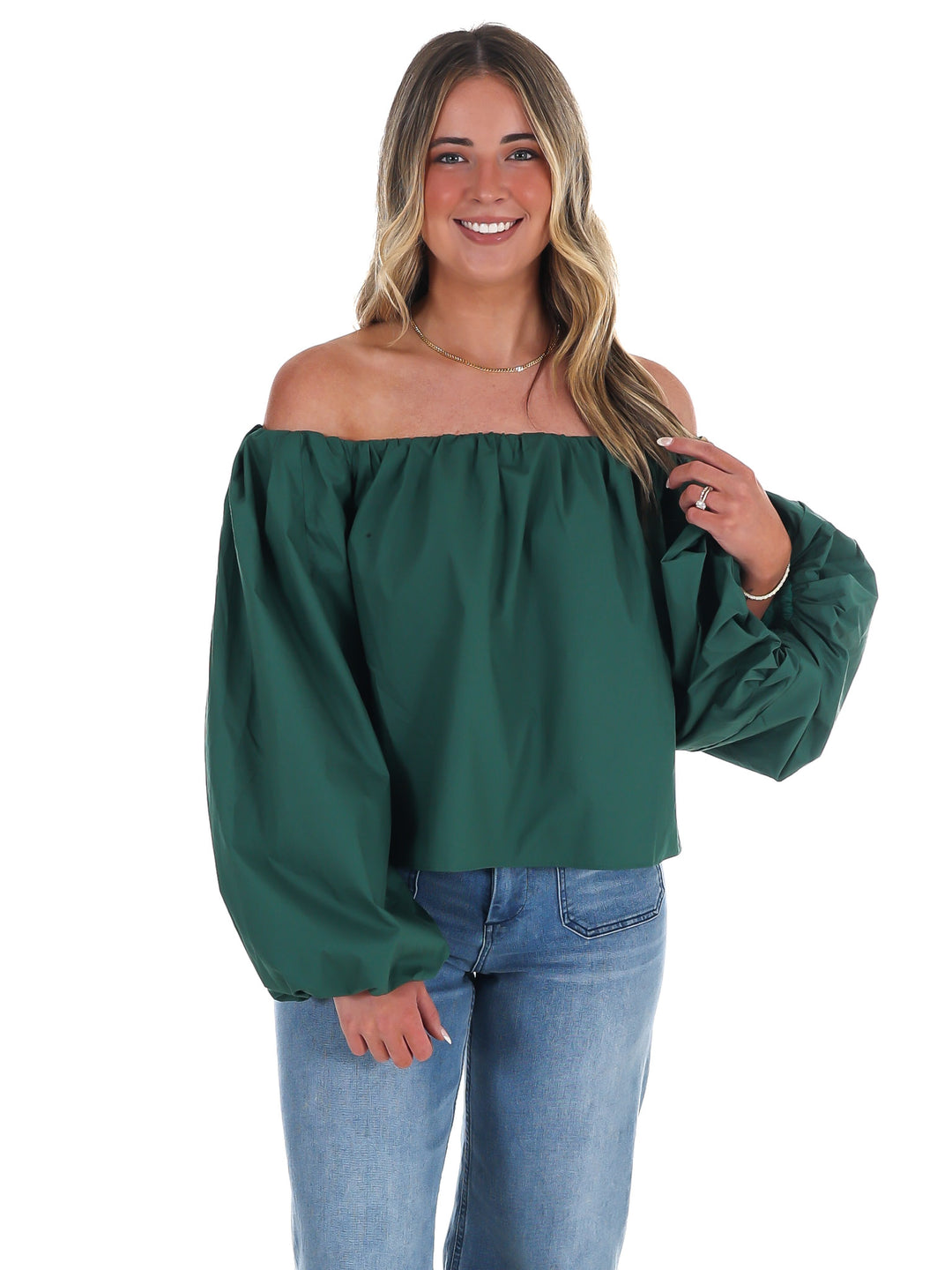 Cascade Off Shoulder Top