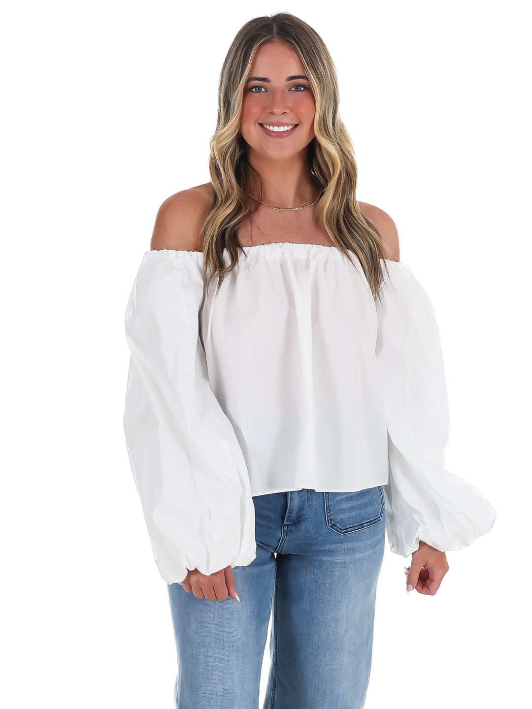 Cascade Off Shoulder Top