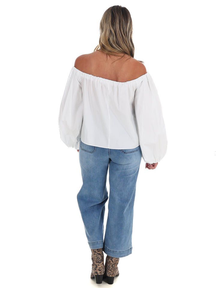 Cascade Off Shoulder Top