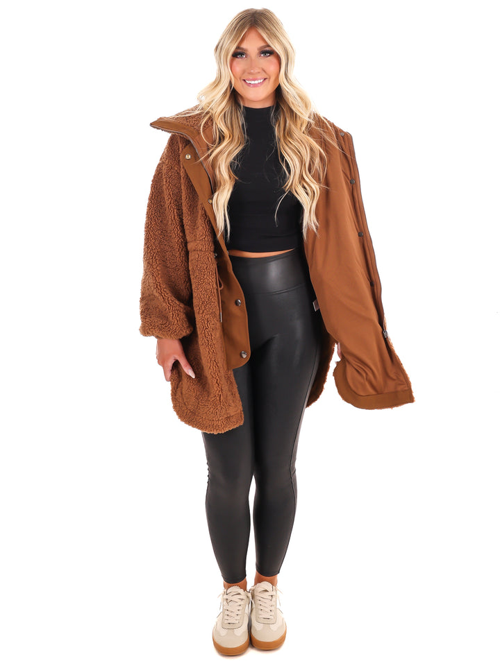 Comfy Days Sherpa Coat Doorbuster