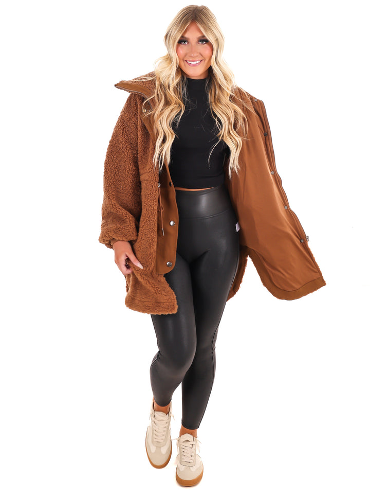 Comfy Days Sherpa Coat Doorbuster