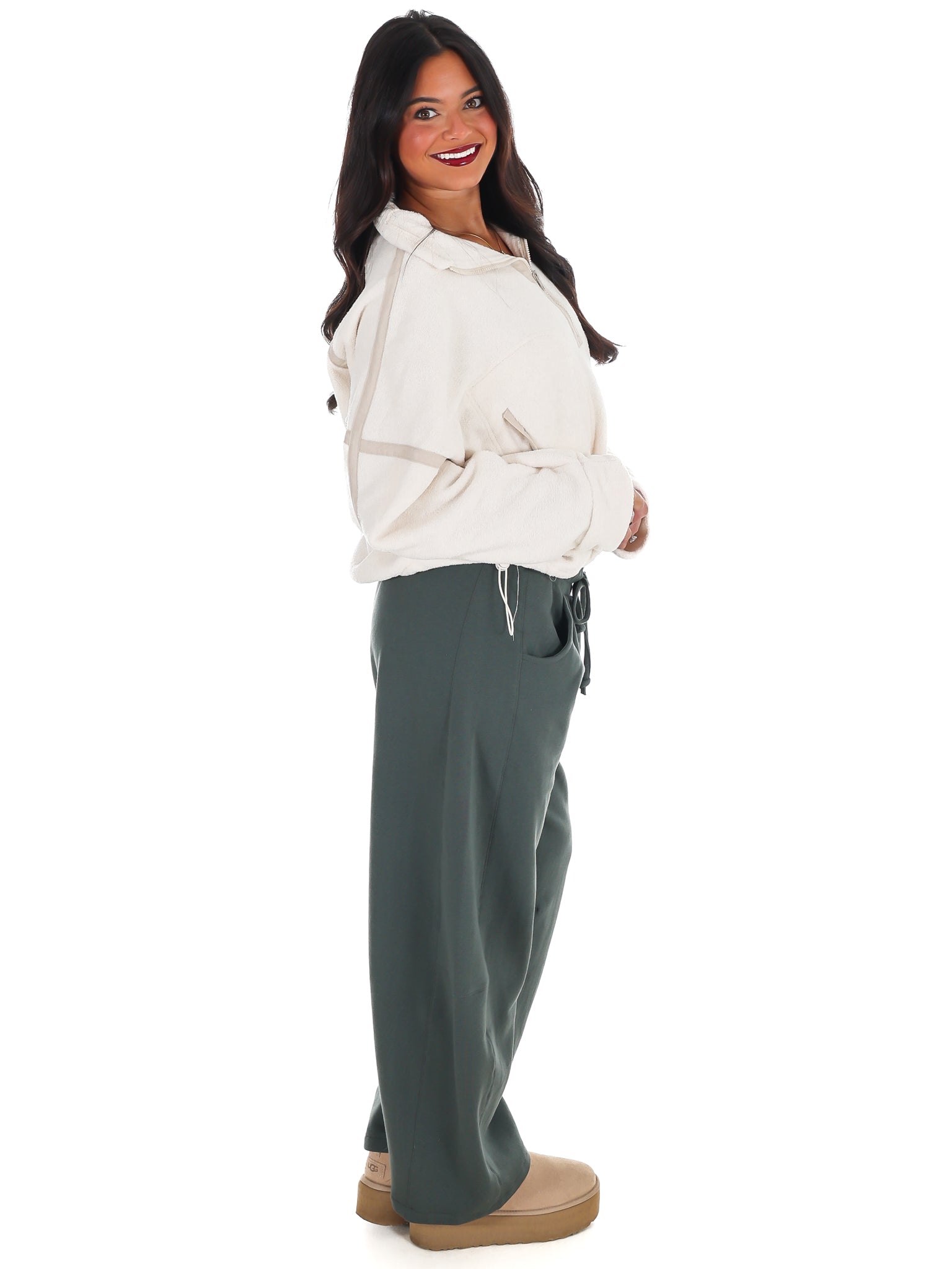 Fleece Half-Zip Pullover Doorbuster – Josie's Boutique