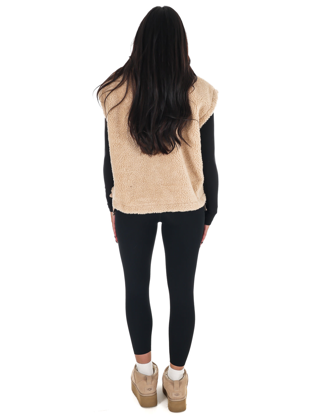 Oversized Fleece Vest Doorbuster