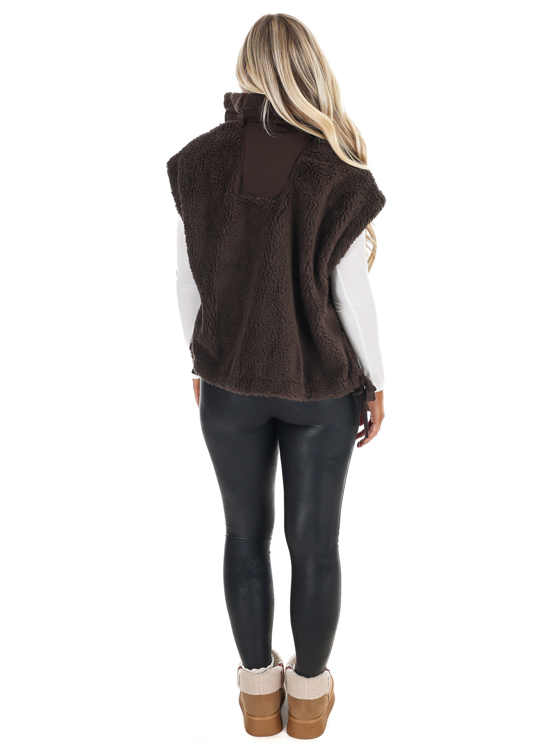 Oversized Fleece Vest Doorbuster