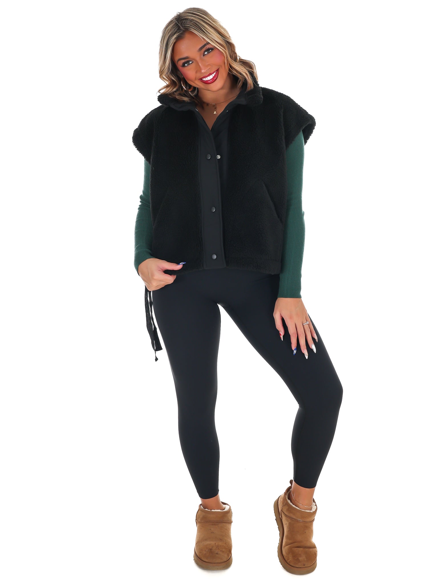 Oversized Fleece Vest Doorbuster – Josie's Boutique