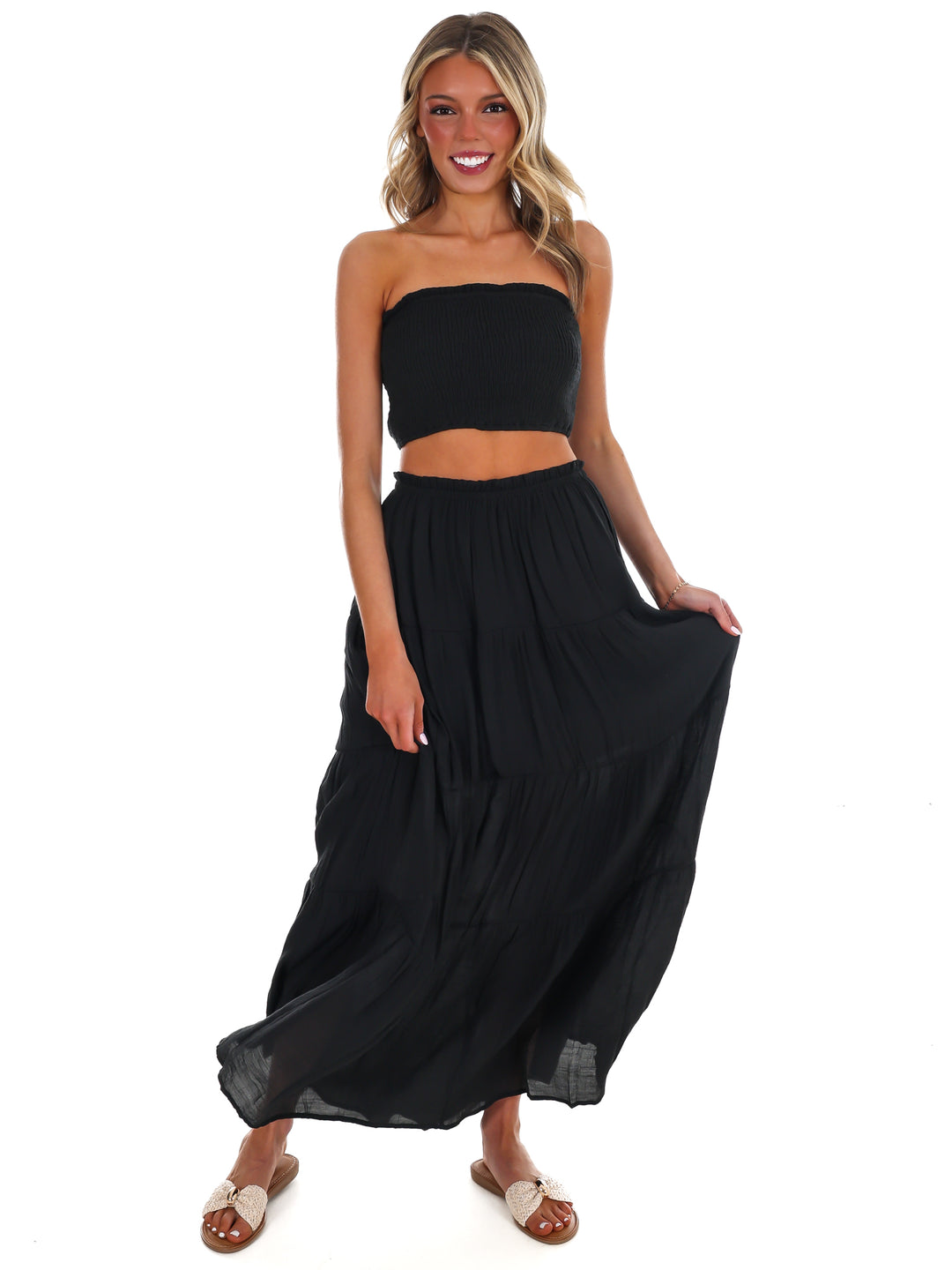 Better People Two Piece Maxi Skirt Set