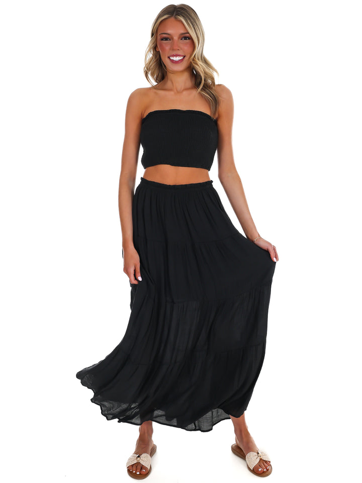 Better People Two Piece Maxi Skirt Set