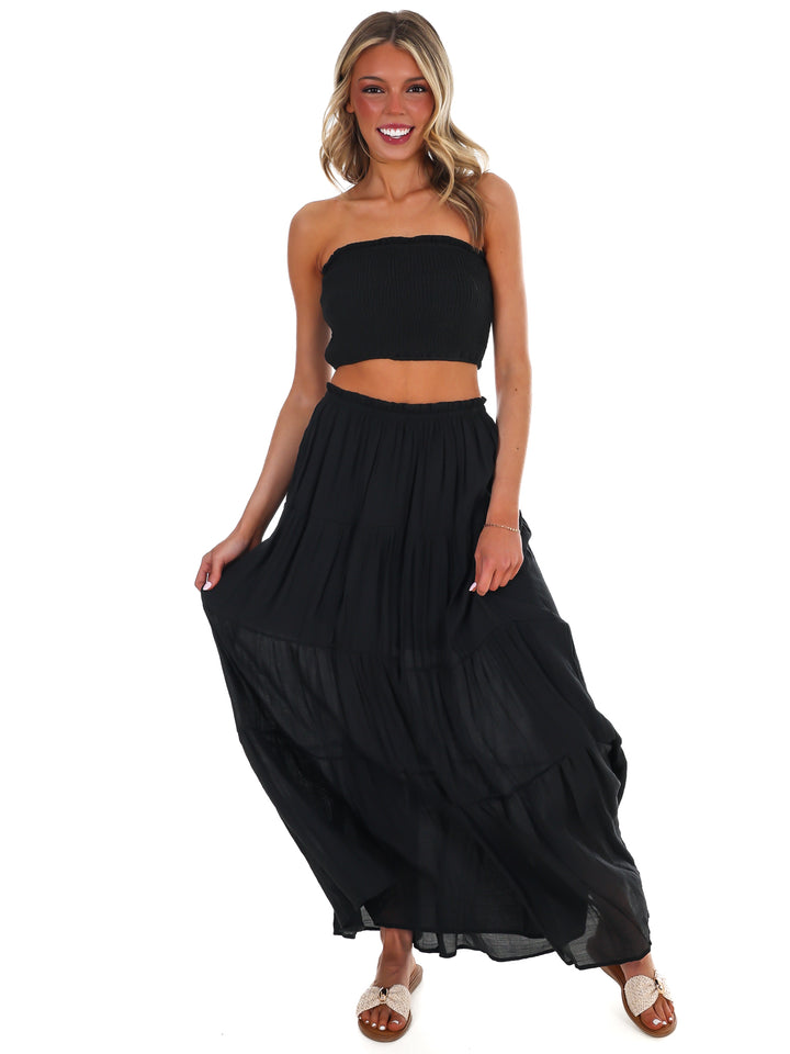 Better People Two Piece Maxi Skirt Set