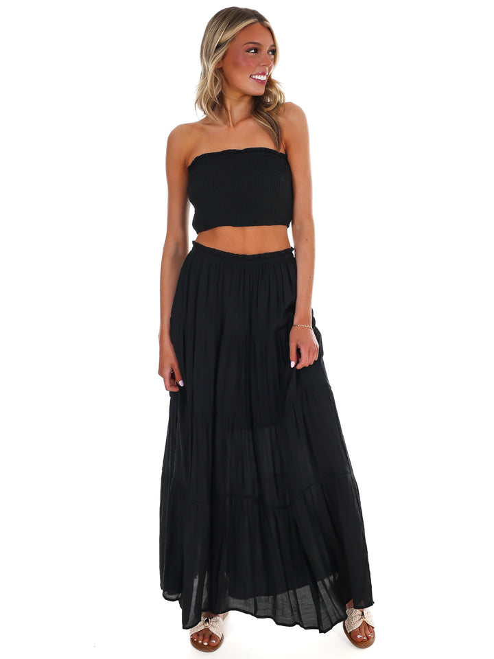 Better People Two Piece Maxi Skirt Set