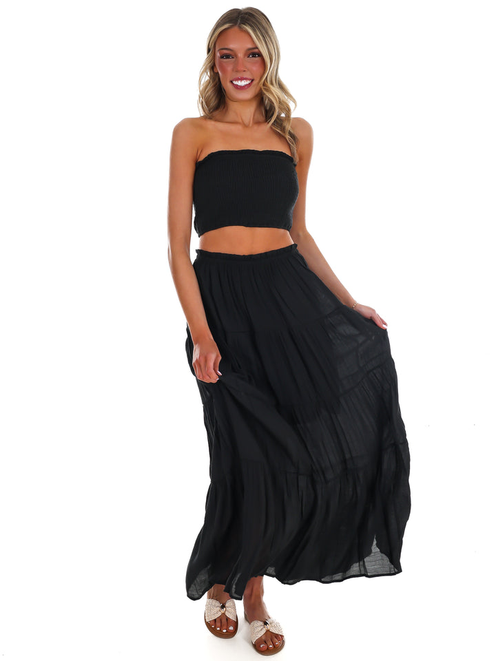 Better People Two Piece Maxi Skirt Set