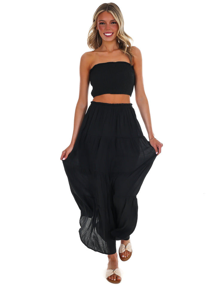 Better People Two Piece Maxi Skirt Set