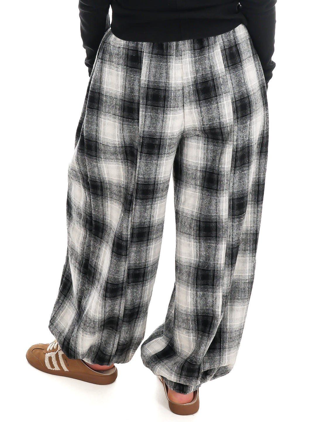 Rustic Retreat Plaid Jogger Pants