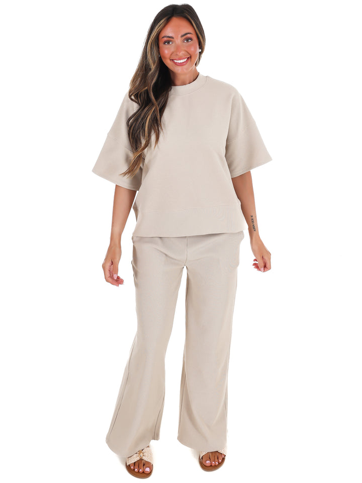 Daily Ease Ribbed Two Piece Set