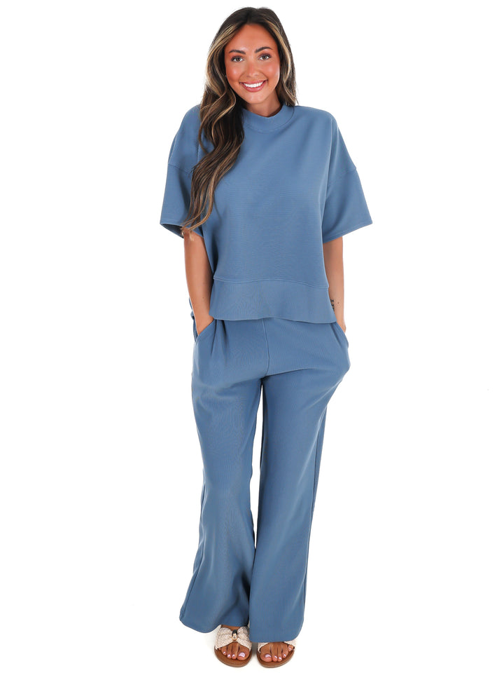 Daily Ease Ribbed Two Piece Set
