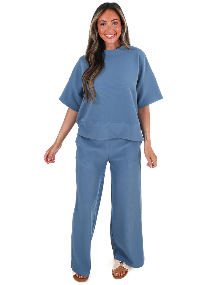 Daily Ease Ribbed Two Piece Set