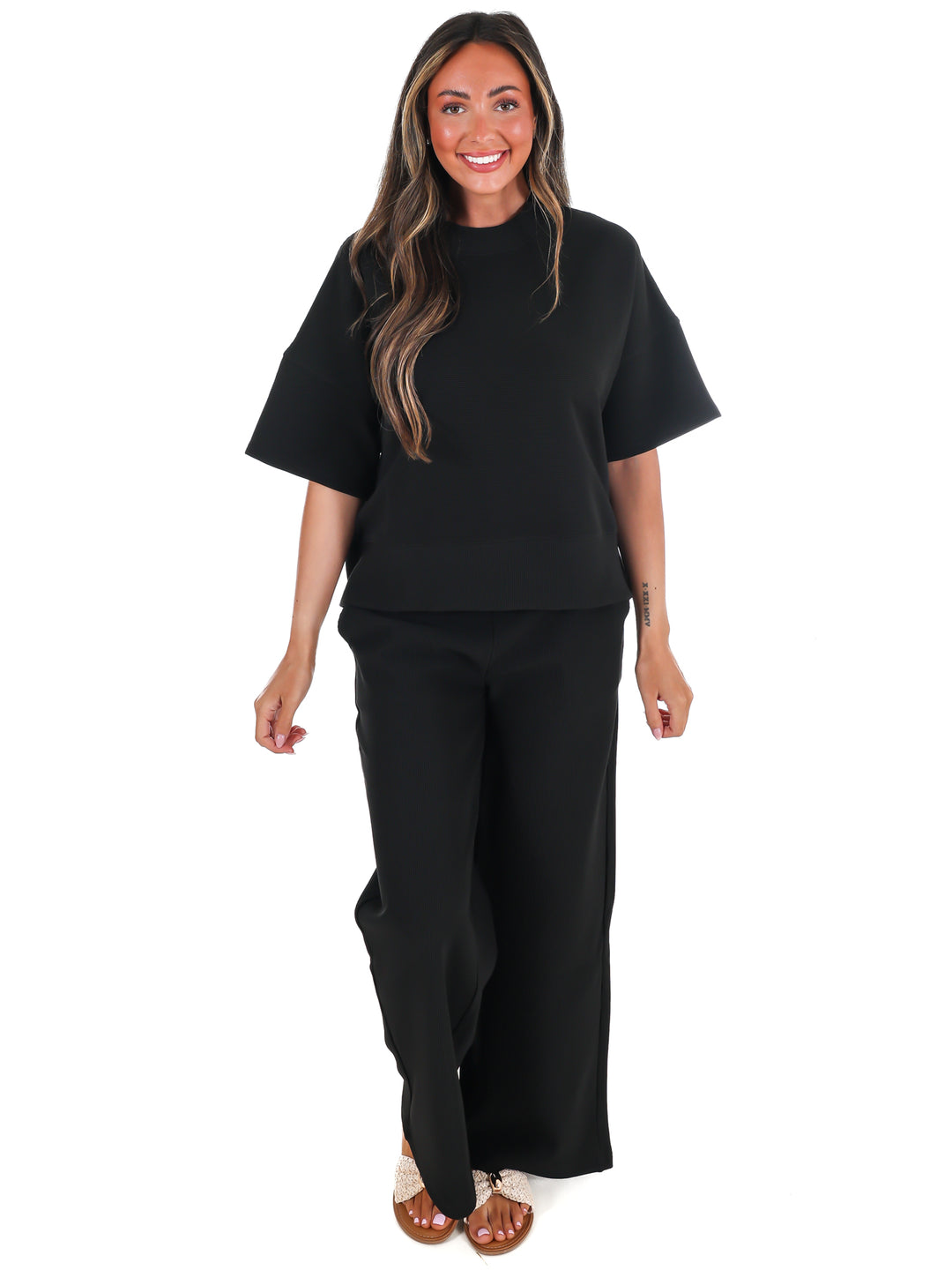 Daily Ease Ribbed Two Piece Set