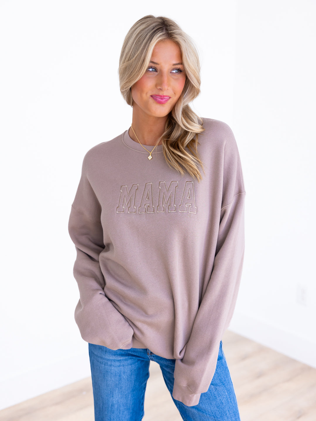 Embroidered MAMA Sweatshirt