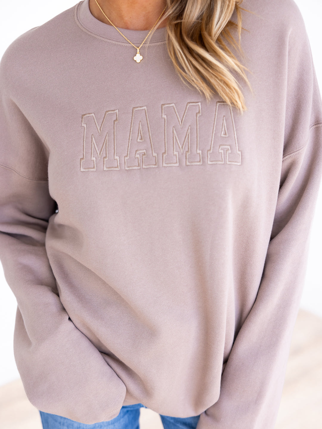 Embroidered MAMA Sweatshirt