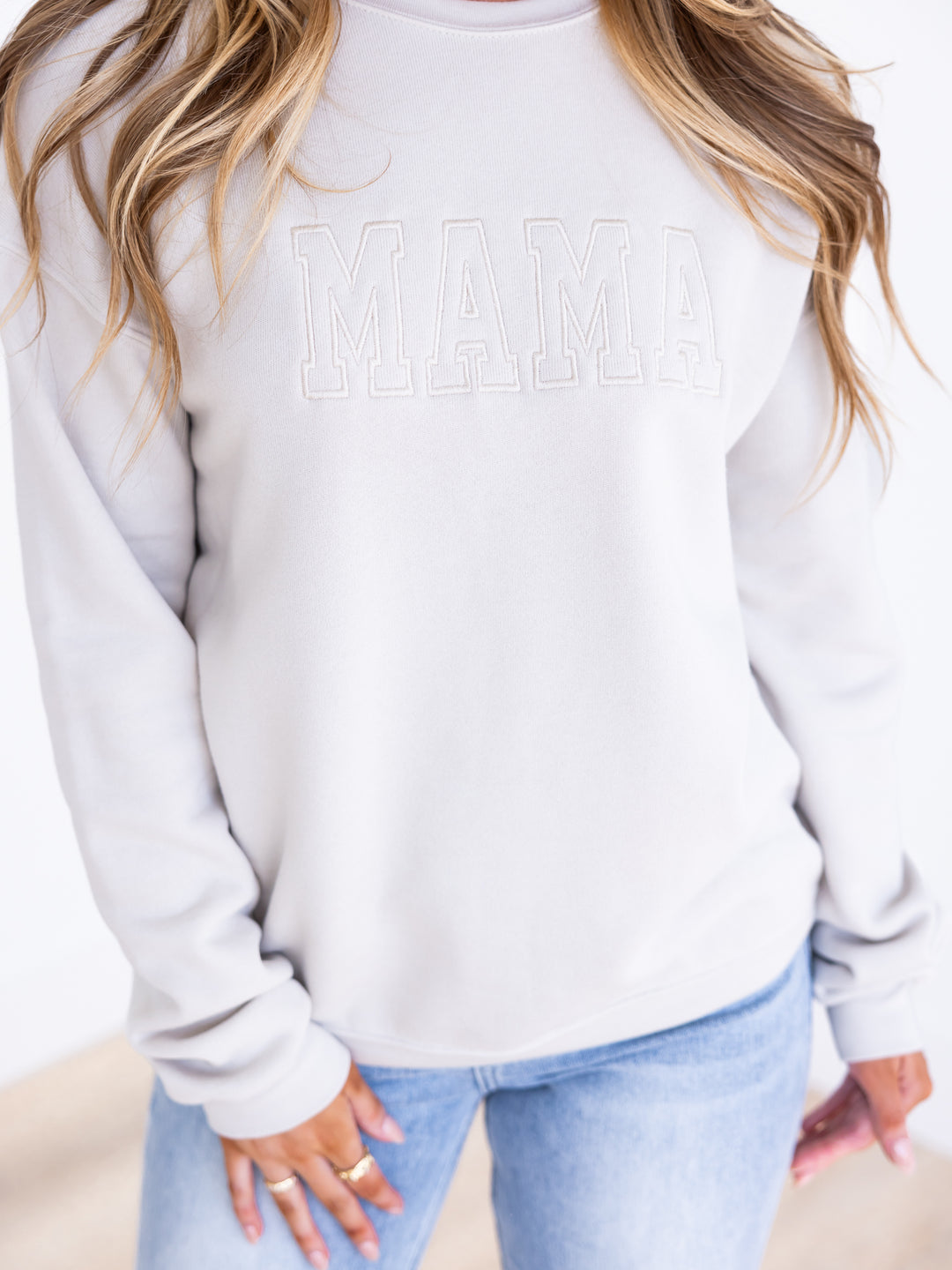 Embroidered MAMA Sweatshirt