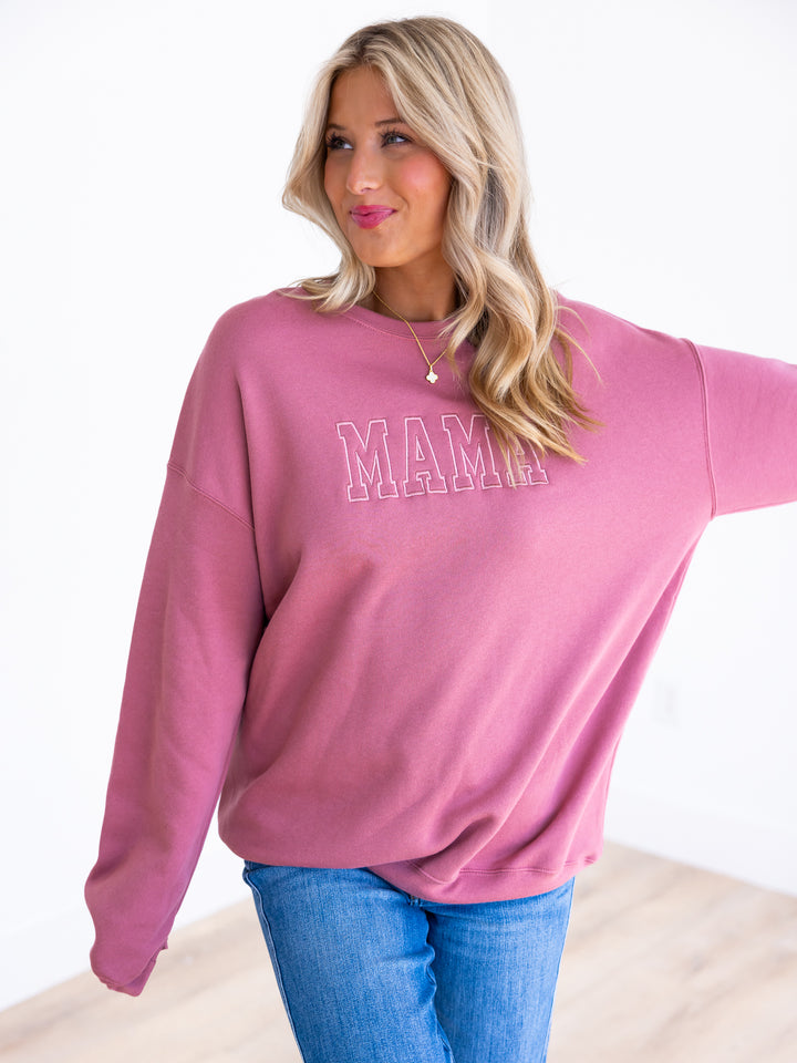 Embroidered MAMA Sweatshirt