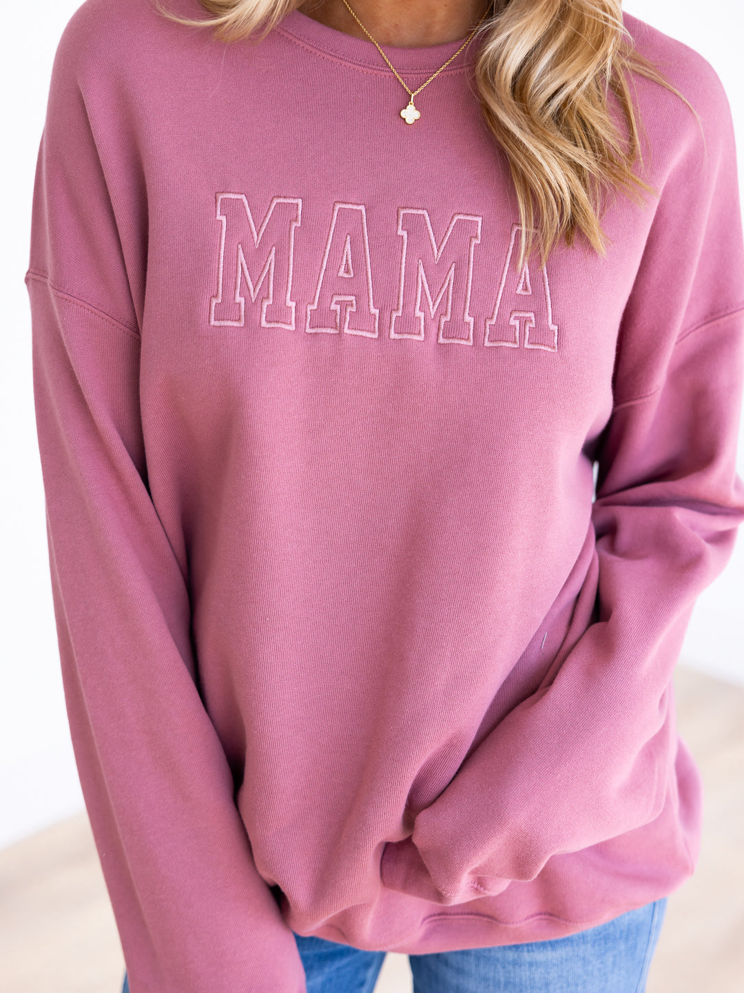 Embroidered MAMA Sweatshirt