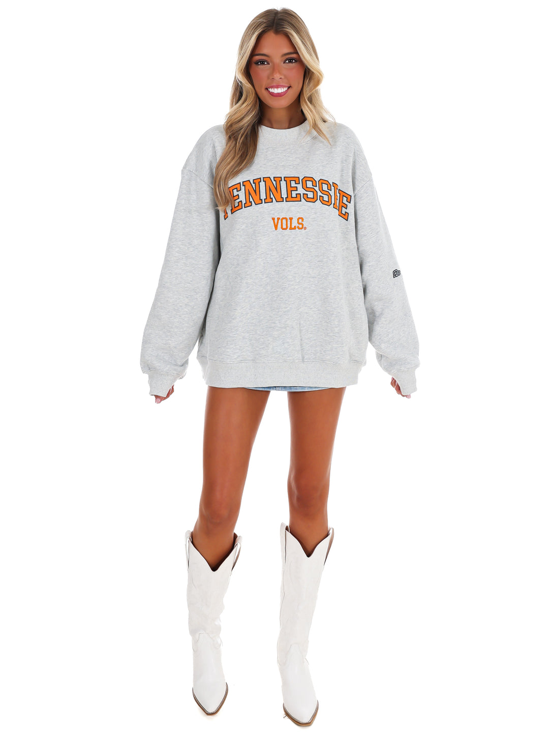 University of Tennessee Mock Neck Crew Sweatshirt