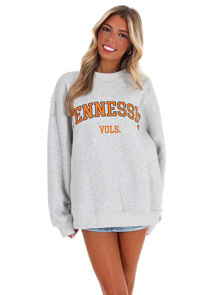 University of Tennessee Mock Neck Crew Sweatshirt