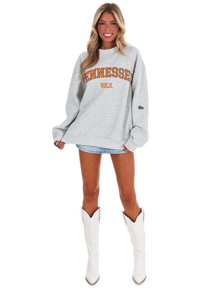 University of Tennessee Mock Neck Crew Sweatshirt