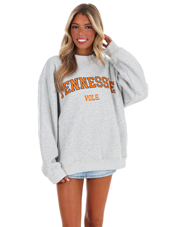 University of Tennessee Mock Neck Crew Sweatshirt