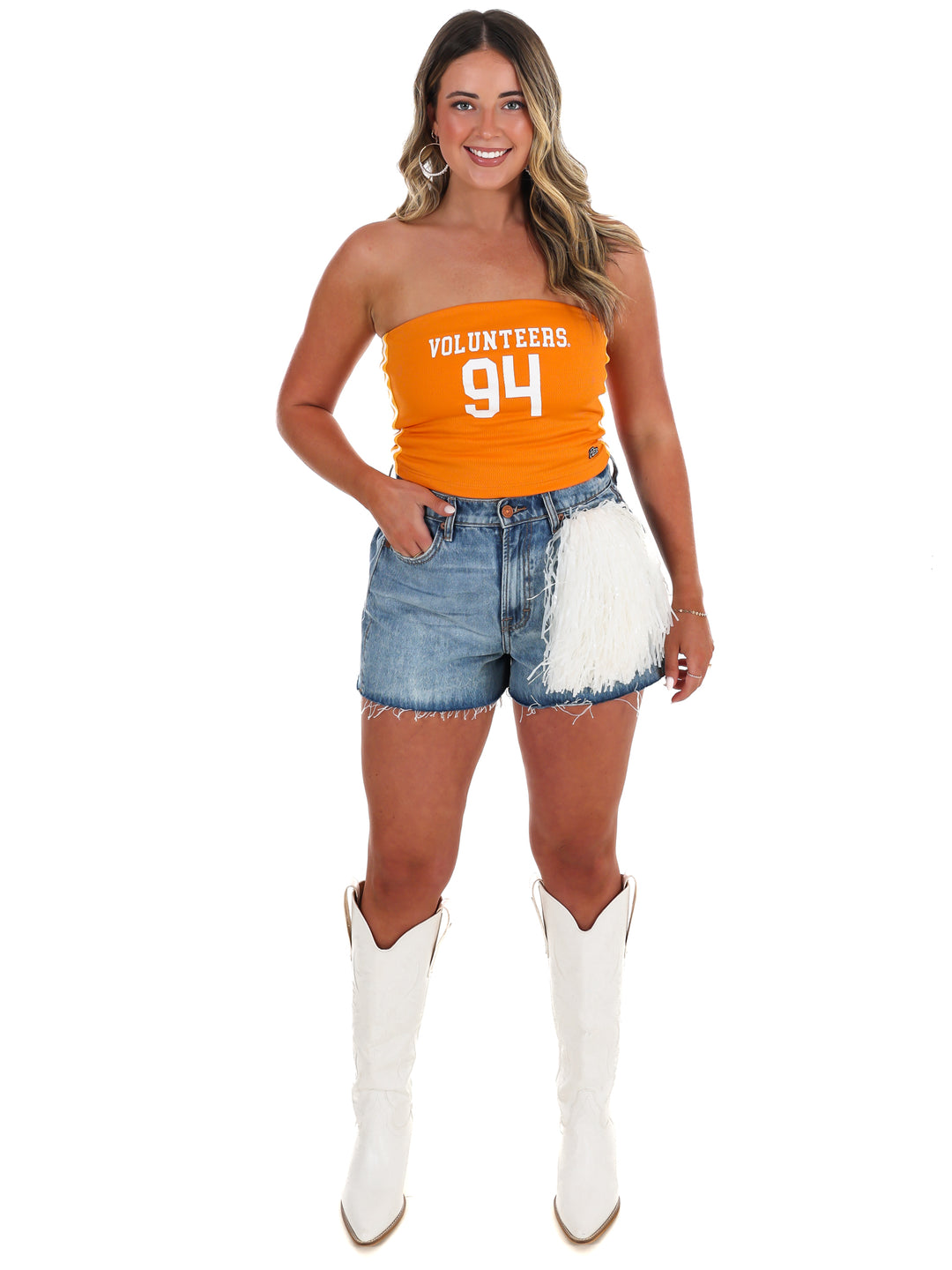 University of Tennessee Jersey Tube Top
