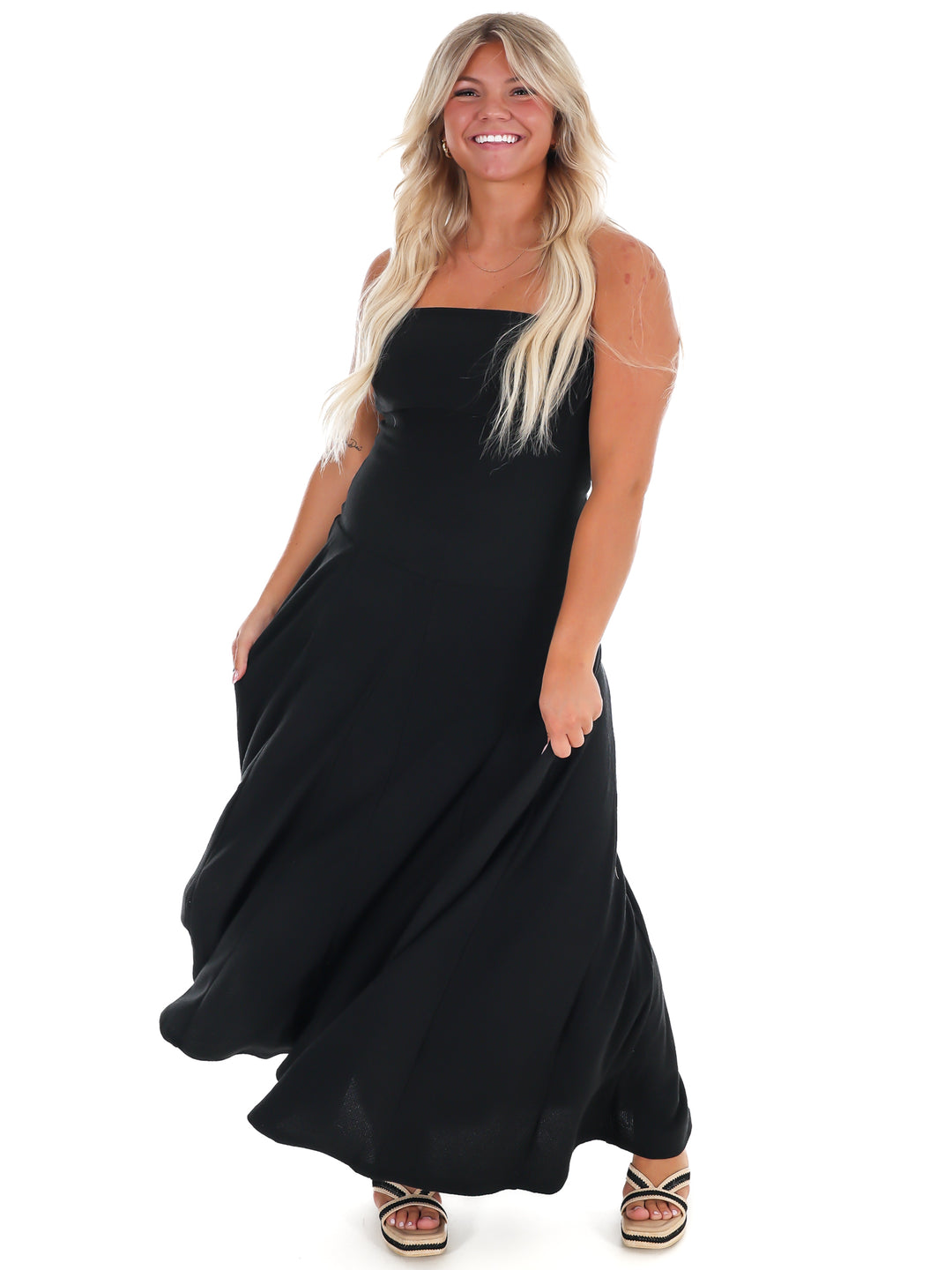 Summer in the City Strapless Maxi Dress