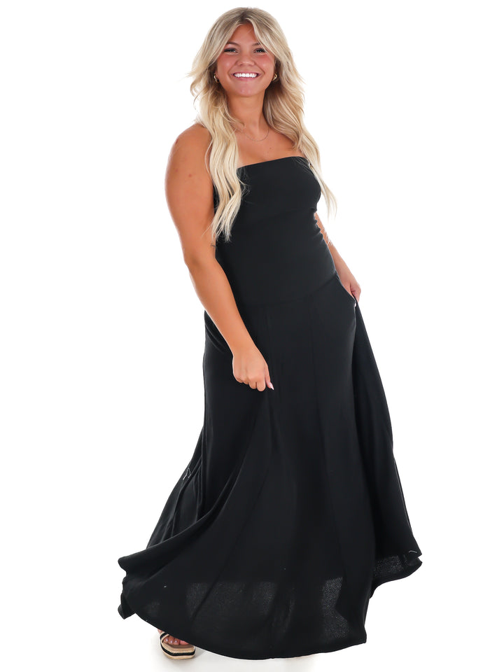 Summer in the City Strapless Maxi Dress