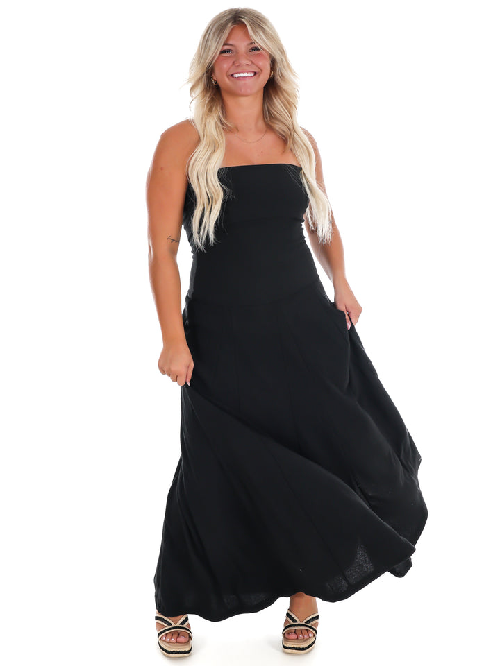 Summer in the City Strapless Maxi Dress