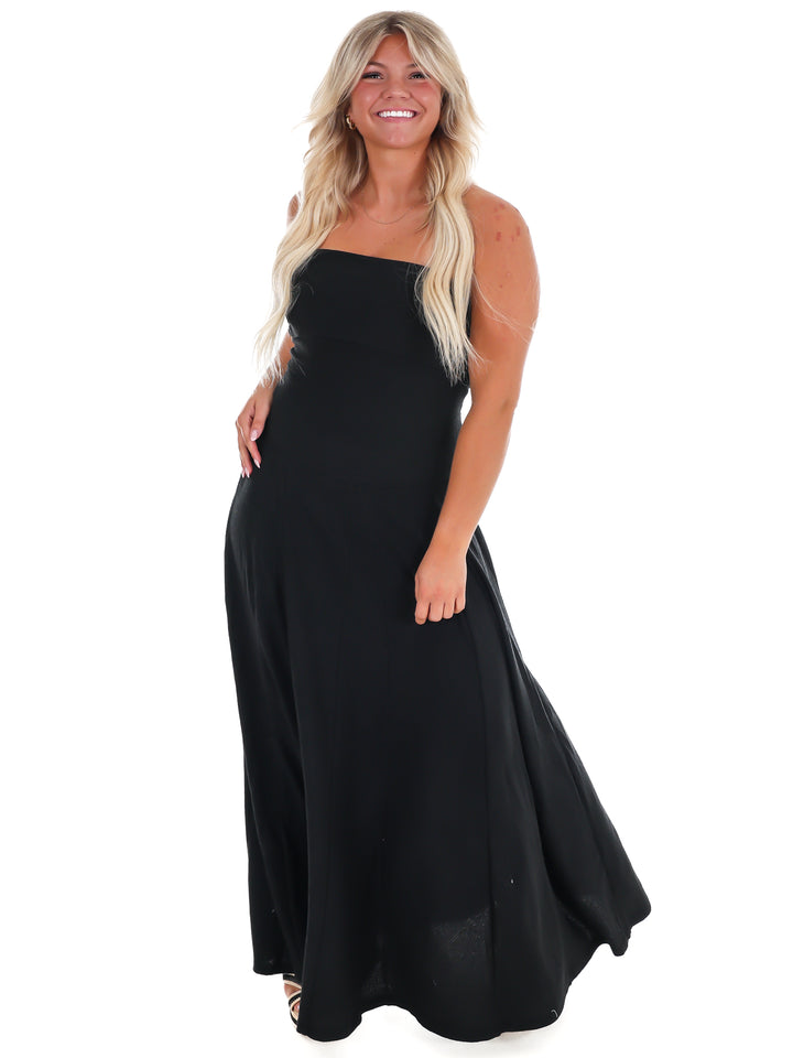 Summer in the City Strapless Maxi Dress