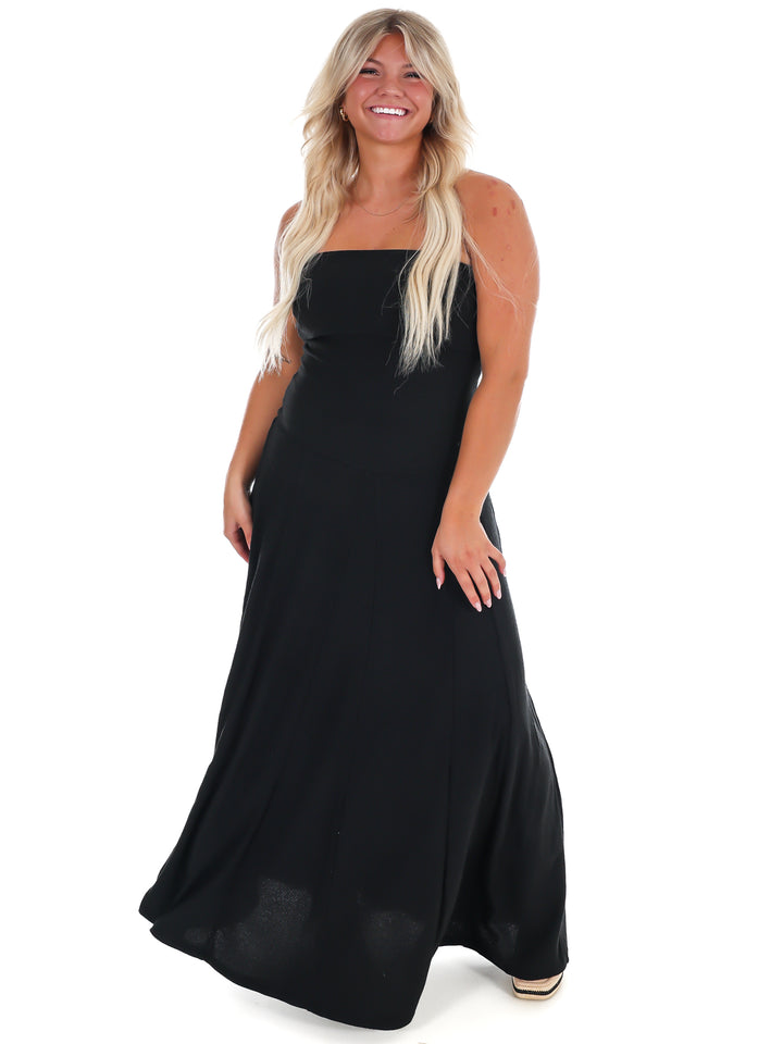 Summer in the City Strapless Maxi Dress
