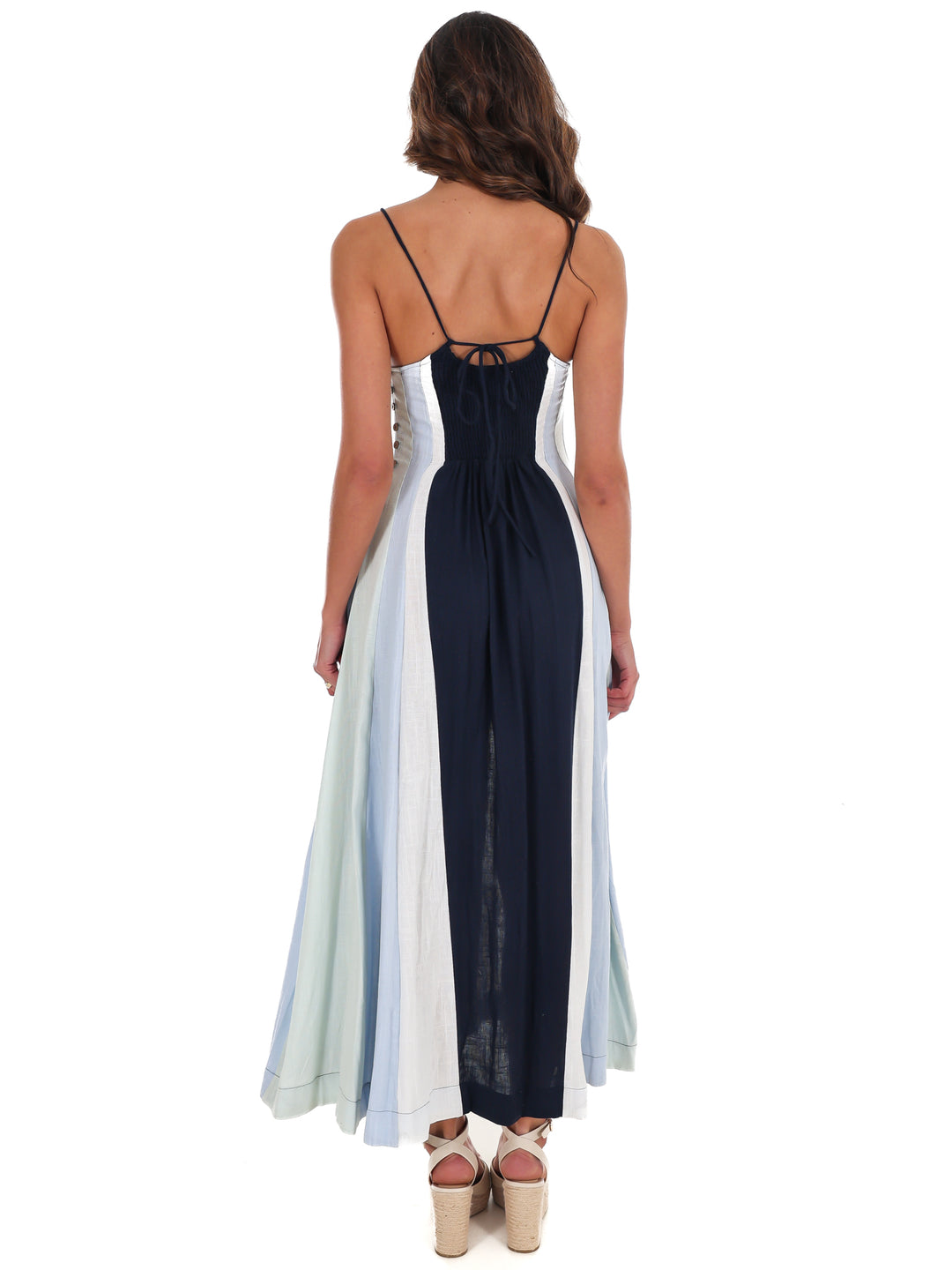 Painted Skies Colorblock Maxi Dress