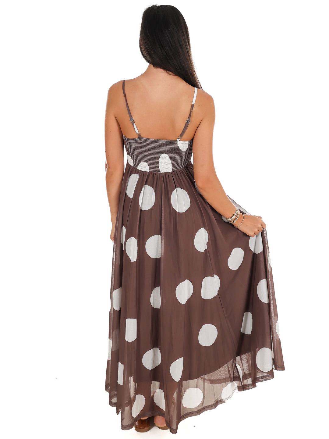 Sweet Like Sunday Polka Dot Maxi Dress