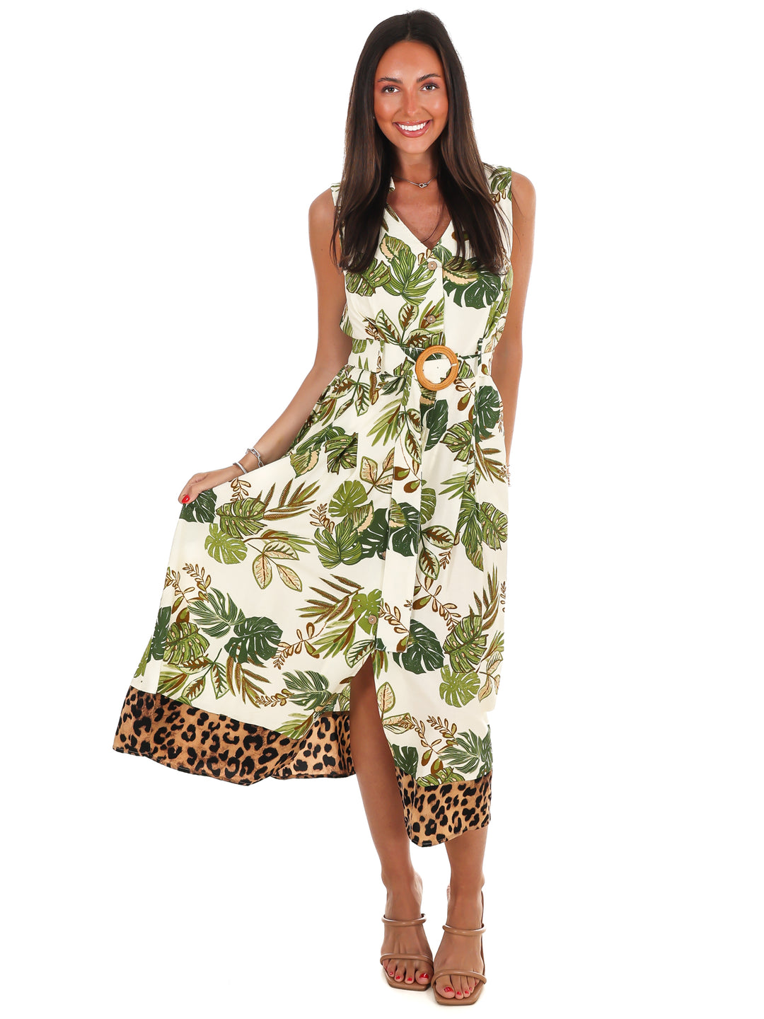 Tropical Treasure Midi Dress