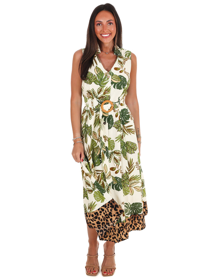 Tropical Treasure Midi Dress