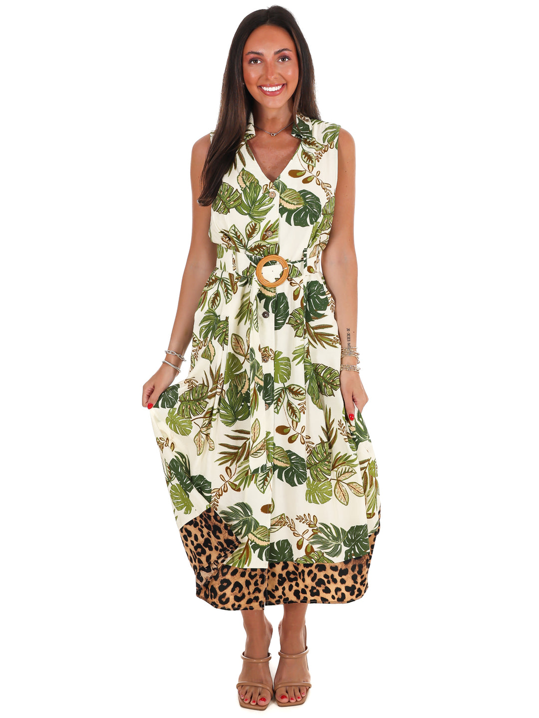 Tropical Treasure Midi Dress
