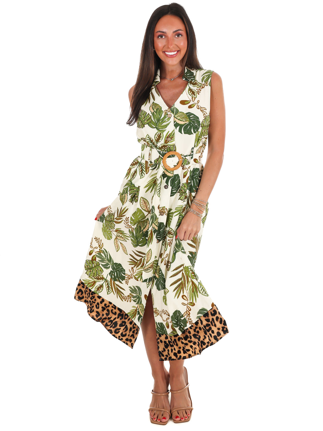 Tropical Treasure Midi Dress