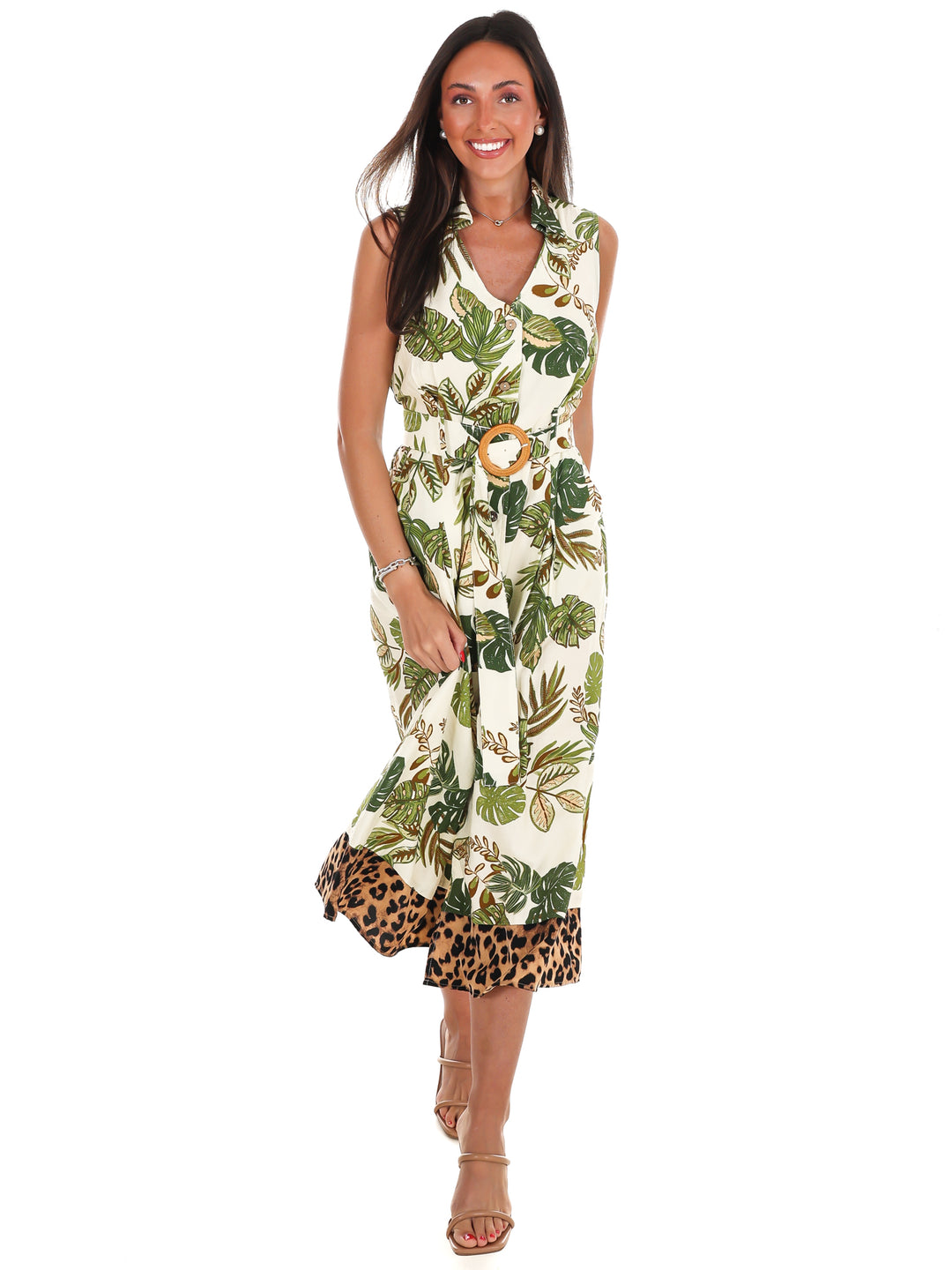 Tropical Treasure Midi Dress